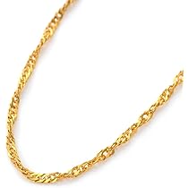 K24純金　造幣局検定　ロング　スクリューネックレス　1,68g 公式】 純金スクリューネックレス 造幣局刻印入り (ファッション